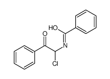 N-(1-chloro-2-oxo-2-phenylethyl)benzamide Structure