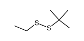 tert-butyl ethyl disulfide Structure