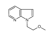 1-(2-methoxyethyl)-1H-pyrrolo[2,3-b]pyridine结构式