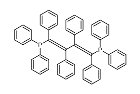 (4-diphenylphosphanyl-1,2,3,4-tetraphenylbuta-1,3-dienyl)-diphenylphosphane Structure