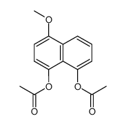 1-methoxy-4,5-naphthylene diacetate Structure