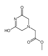 methyl 2-(3,5-dioxopiperazin-1-yl)acetate Structure