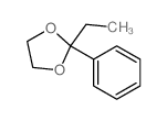 1,3-Dioxolane,2-ethyl-2-phenyl-结构式