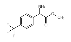 Methyl 2-amino-2-[4-(trifluoromethyl)-phenyl]acetate Structure