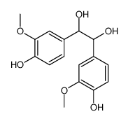 1,2-bis(4-hydroxy-3-methoxyphenyl)ethane-1,2-diol结构式
