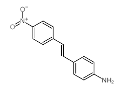 Benzenamine,4-[2-(4-nitrophenyl)ethenyl]- Structure