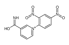 1-(2,4-dinitrophenyl)pyridin-1-ium-3-carboxamide Structure
