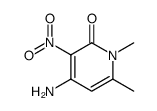 4-amino-1,6-dimethyl-3-nitro-1H-pyridin-2-one Structure