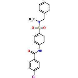 N-{4-[Benzyl(methyl)sulfamoyl]phenyl}-4-chlorobenzamide Structure