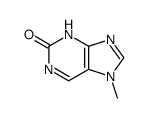 2H-Purin-2-one, 1,7-dihydro-7-methyl- (9CI) structure