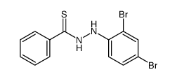 N'-(2,4-dibromophenyl)benzothiohydrazide Structure