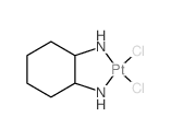 Dichloro-1,2-diaminocyclohexane platinum complex Structure