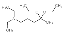 4,4-二乙氧基-1-(二乙基氨基)戊烷结构式
