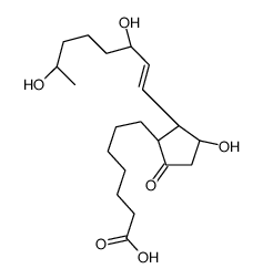 19-hydroxyprostaglandin E1结构式