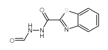 2-Benzothiazolecarboxylicacid,2-formylhydrazide(9CI)结构式