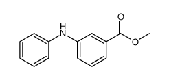 3-Anilinobenzoic acid methyl ester结构式