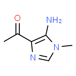 Ethanone, 1-(5-amino-1-methyl-1H-imidazol-4-yl)- (9CI)结构式