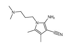 2-AMINO-1-[3-(DIMETHYLAMINO)PROPYL]-4,5-DIMETHYL-1H-PYRROLE-3-CARBONITRILE picture