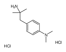 4-(2-amino-2-methylpropyl)-N,N-dimethylaniline,dihydrochloride Structure