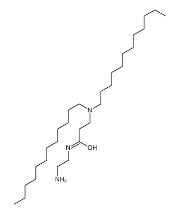 N-(2-aminoethyl)-3-(didodecylamino)propanamide结构式