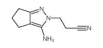 3-(6-amino-7,8-diazabicyclo[3.3.0]octa-5,8-dien-7-yl)propanenitrile Structure