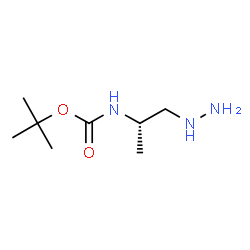 Carbamic acid, [(1S)-2-hydrazino-1-methylethyl]-, 1,1-dimethylethyl ester (9CI) Structure