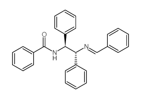 Benzamide,N-[(1R,2S)-1,2-diphenyl-2-[(phenylmethylene)amino]ethyl]-, rel-结构式