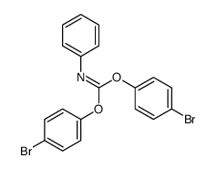 phenyl-carbonimidic acid bis-(4-bromo-phenyl ester)结构式