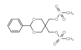 5,5-(DIMETHANESULFONATE)DIMETHANOL-2-PHENYL-1,3-DIOXANE结构式