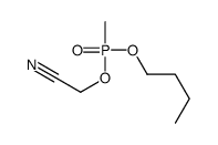 2-[butoxy(methyl)phosphoryl]oxyacetonitrile结构式