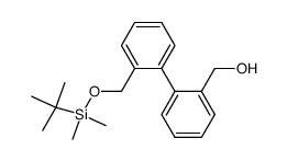 (2'-(((tert-butyldimethylsilyl)oxy)methyl)-[1,1'-biphenyl]-2-yl)methanol结构式