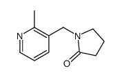 1-[(2-methylpyridin-3-yl)methyl]pyrrolidin-2-one Structure