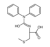(2R)-2-(diphenylcarbamoylamino)-3-methylsulfanylpropanoic acid Structure