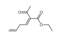 ethyl 2-acetylhexa-2,5-dienoate结构式