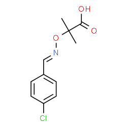 alpha-((4-chlorobenzylideneamino)oxy)isobutyric acid picture