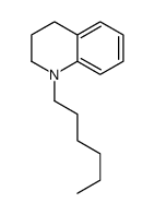 1-hexyl-3,4-dihydro-2H-quinoline Structure