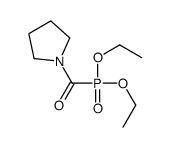 diethoxyphosphoryl(pyrrolidin-1-yl)methanone Structure