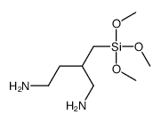 2-(trimethoxysilylmethyl)butane-1,4-diamine结构式