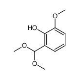 2-(dimethoxymethyl)-6-methoxyphenol结构式