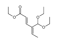 ethyl 4-(diethoxymethyl)hexa-2,4-dienoate Structure
