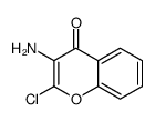 3-amino-2-chlorochromen-4-one Structure