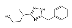 2-[(5-benzyl-1H-1,2,4-triazol-3-yl)-methylamino]ethanol结构式