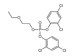 bis(2,4-dichlorophenyl) 2-ethoxyethyl phosphate Structure