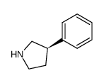 (R)-3-苯基吡咯烷结构式