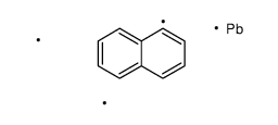 trimethyl(naphthalen-1-yl)plumbane结构式