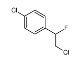 1-chloro-4-(2-chloro-1-fluoroethyl)benzene Structure