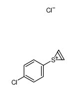1-(4-chlorophenyl)thiiren-1-ium,chloride结构式