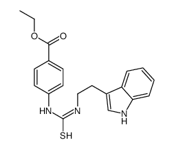 ethyl 4-[2-(1H-indol-3-yl)ethylcarbamothioylamino]benzoate Structure