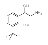 2-氨基-1-(3-三氟甲基苯基)-乙醇盐酸盐结构式