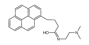 N-[2-(dimethylamino)ethyl]-4-pyren-1-ylbutanamide结构式